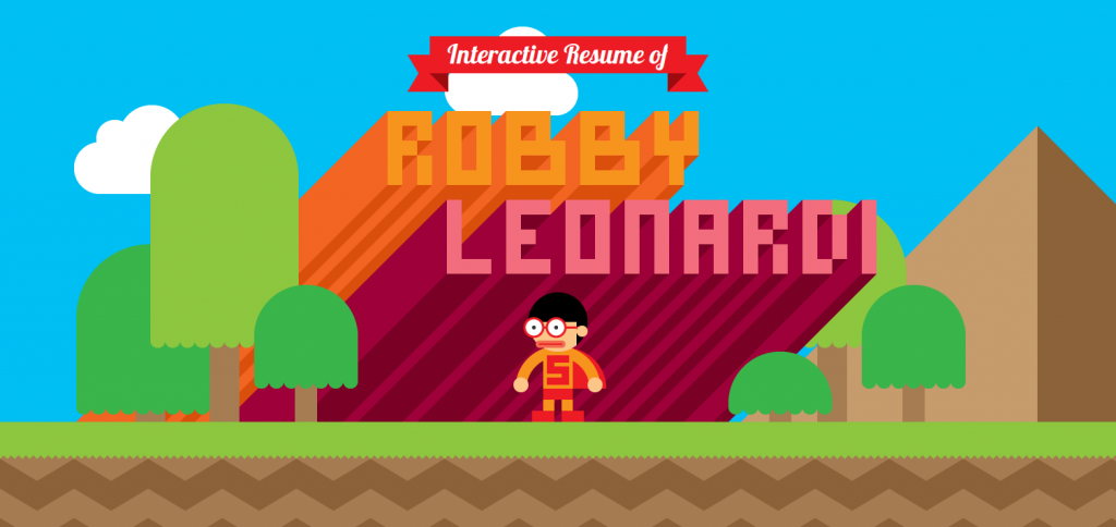 Robby_Leonardi_interactive_resume_videogame_1